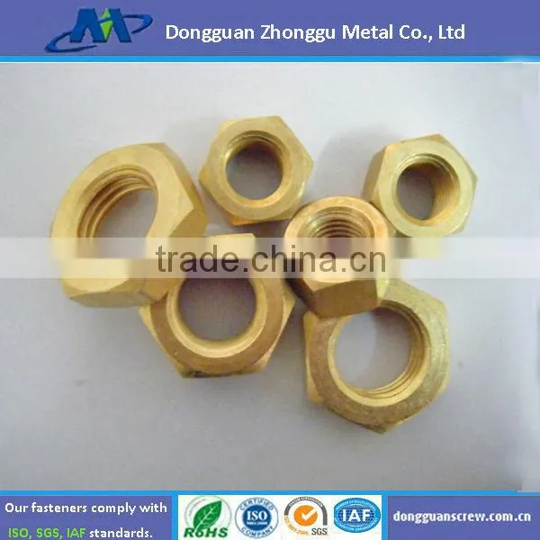 Special precision knurled insert brass nut