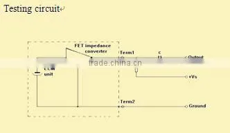 Professional Waterproof Condensor Microphone Electronic Parts Manufacturer