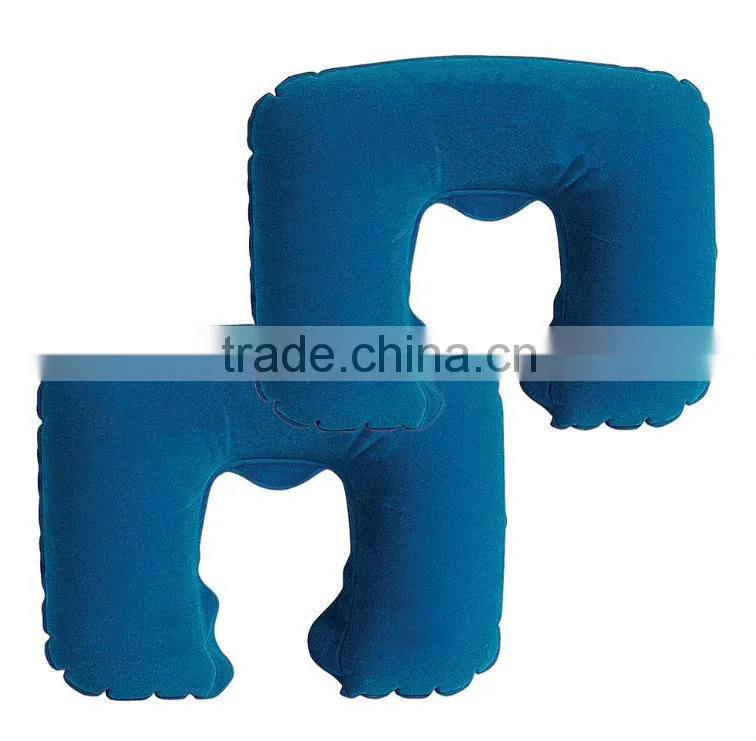 Fashionable U-shap inflatable air travel pillow