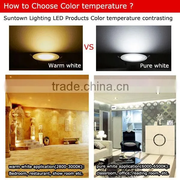 CE & ROSH approved 3W LED downlights with 2 years warranty