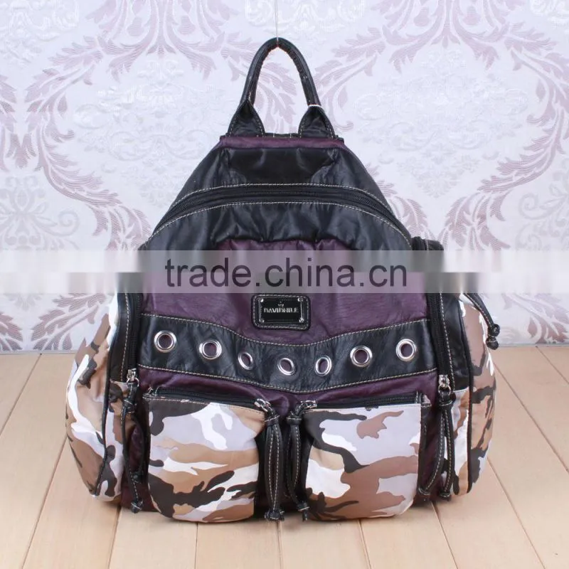 China factory supplier zipper single backpack big zipper backpack single belt backpack