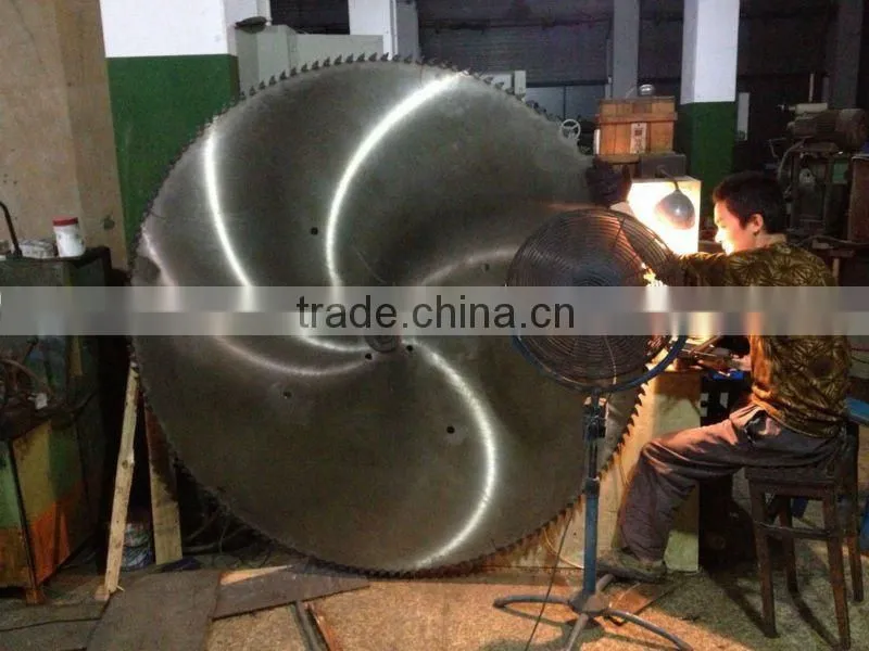 1750mm diameter paper tube cutting saw blade