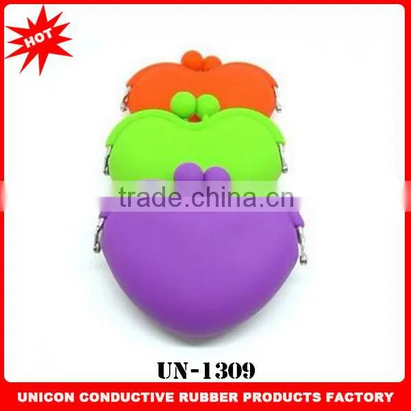 Best sales silicone metal clutch coin pouch