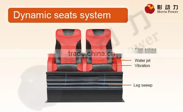 Attractive design 2 seat home 4d cinema