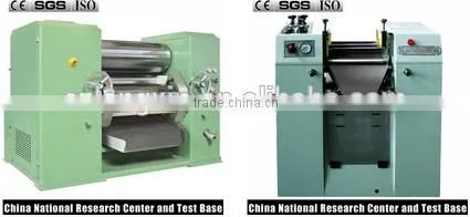 hydraulic automatic triple roller machine three roll mill for grease paste