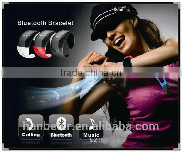 Newest Fashionable Wireless Smart Wristband Bluetooth 3.0 Health Bracelet Watch Phone Waterproof