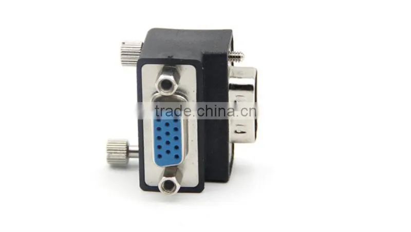 Hot sale angle 90 degree VGA adapter male to female