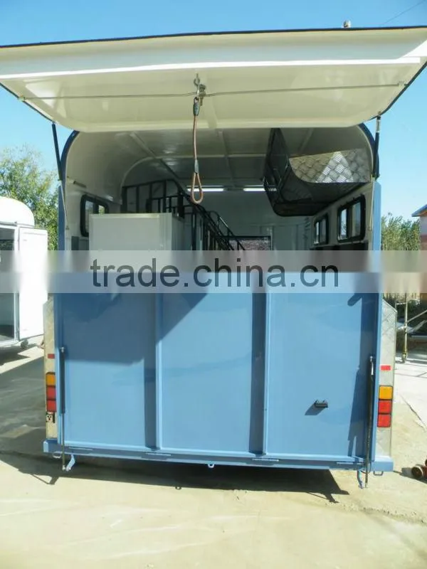 3 horse trailer angle load made in shandong