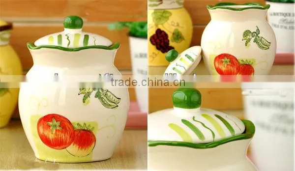ceramic kitchen storage jar