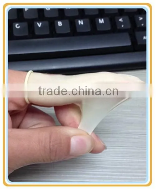 Cleanroom Latex White Finger Cot