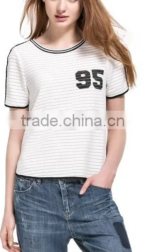 custom women sport cotton t-shirt china supplier/custom logo t shirt