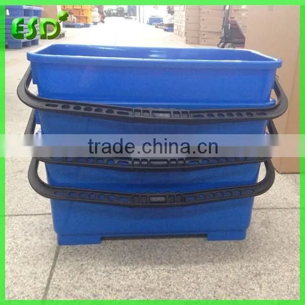 Plastic Flat Mop Bucket With Lid,Cleaning Bucket