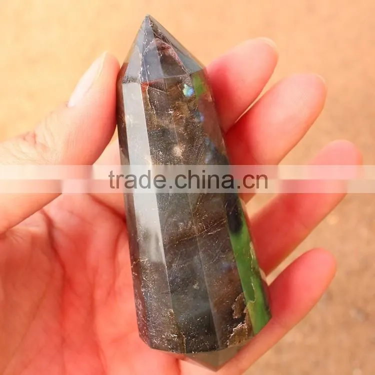 quartz crystal labradorite vogel points wholesale