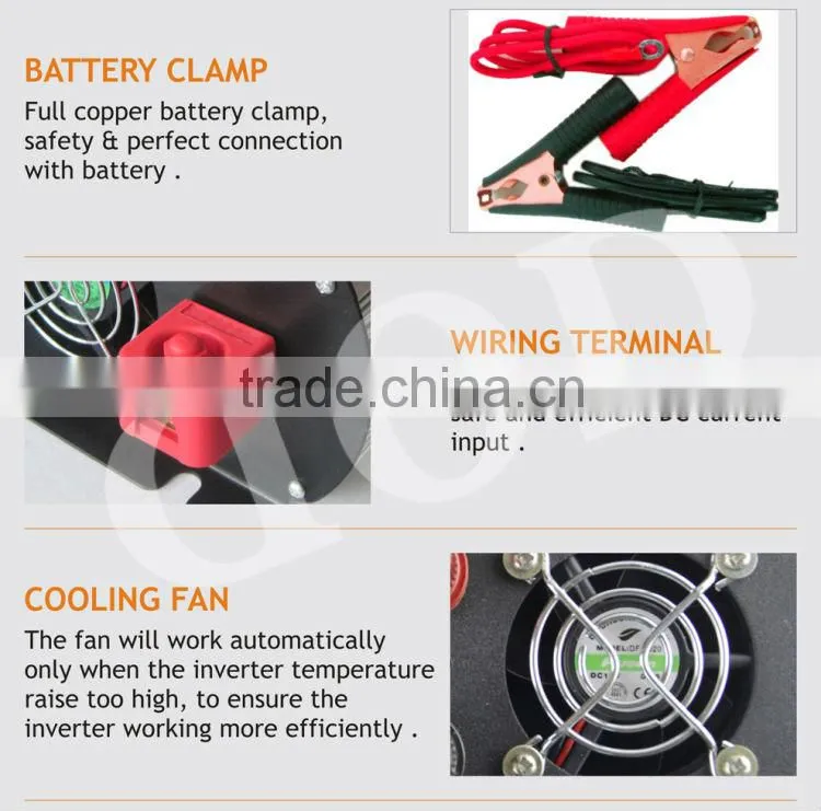 Onda Sinusoidale Pura Potenza Inverter / Convertitore 2000w A PagamentoUsb E Telecomando