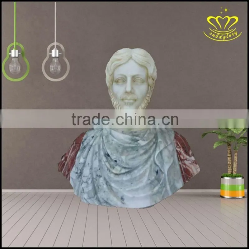 European Venus white marble bust girls head sculpture crafts