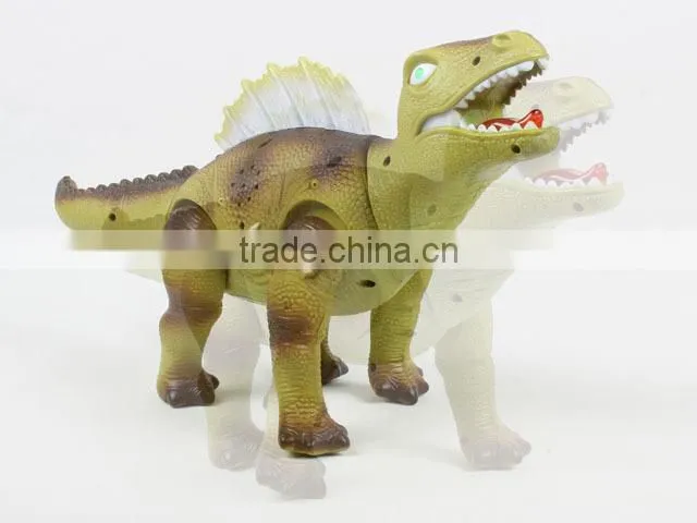 Infrared remote control walking dimetrodon flashing dinosaur toys