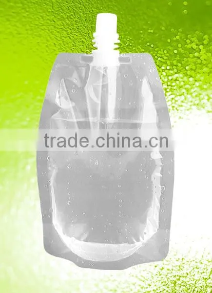 Soy Milk Packaging pouch with spout