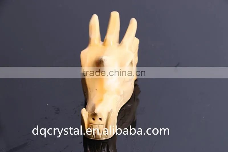 crystal craft Dragon head Raw Gemstone hot sale