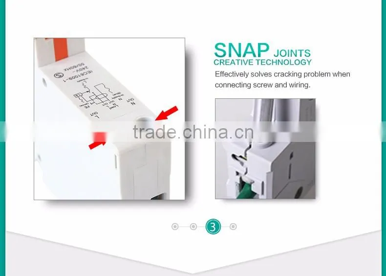 quality assurance rcbo factory price overload protector