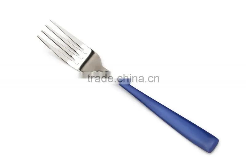 Coating colorful stainless steel cutlery