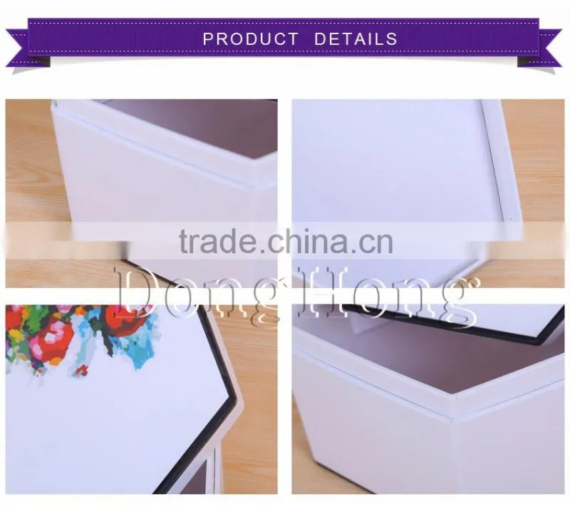 Alibaba wholesale custom printed folding cardboard flower boxes