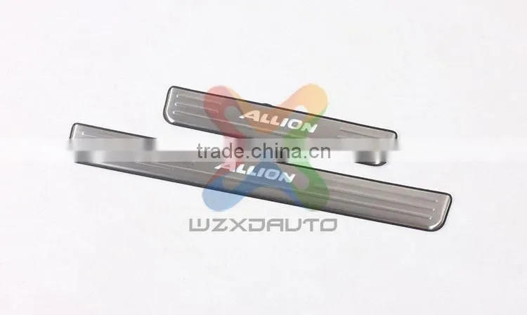 New Comming!Stainless Steel 2014 TOYOTA ALLION LED door sill plate-led
