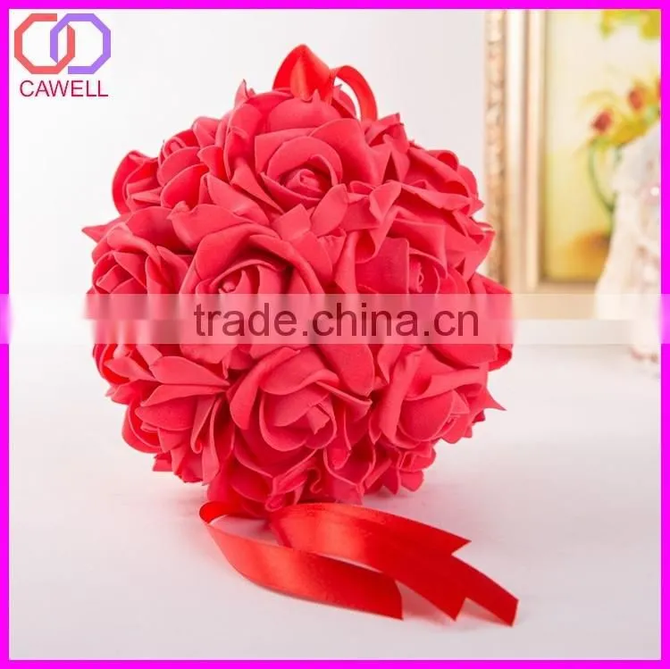 multi color 10CM 20CM 30cm rose artificial foam rose flower ball in stock