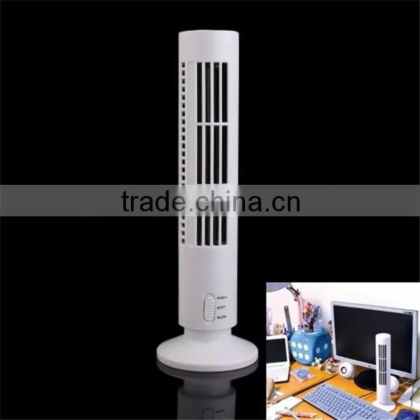 Summer Gifts Portable USB Air Cooling Tower Fan Mini Bladeless Fan Table Laptop