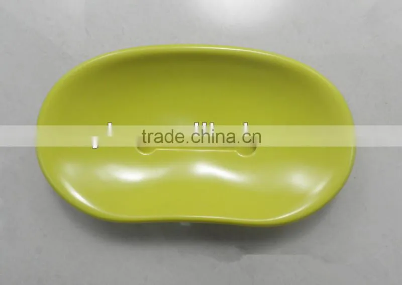customized oval shape melamine soap box