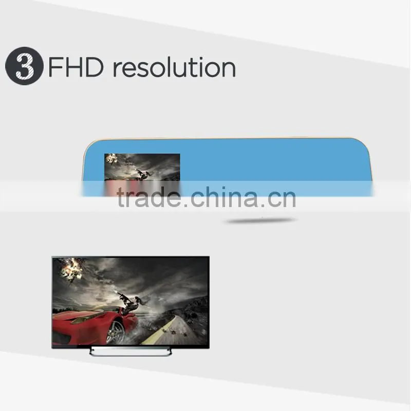 Generaplus rearview dash cam with parking monitor