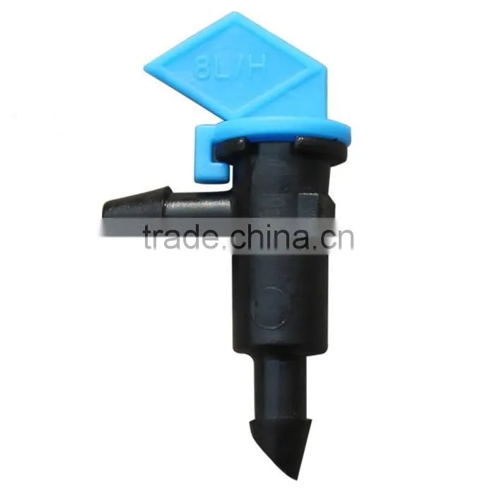Hot-sale Non Pressure Compensating Flag Irrigation Dripper
