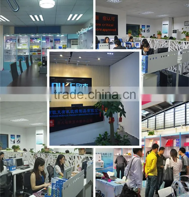 High transparent customized acrylic tubes with competitive price