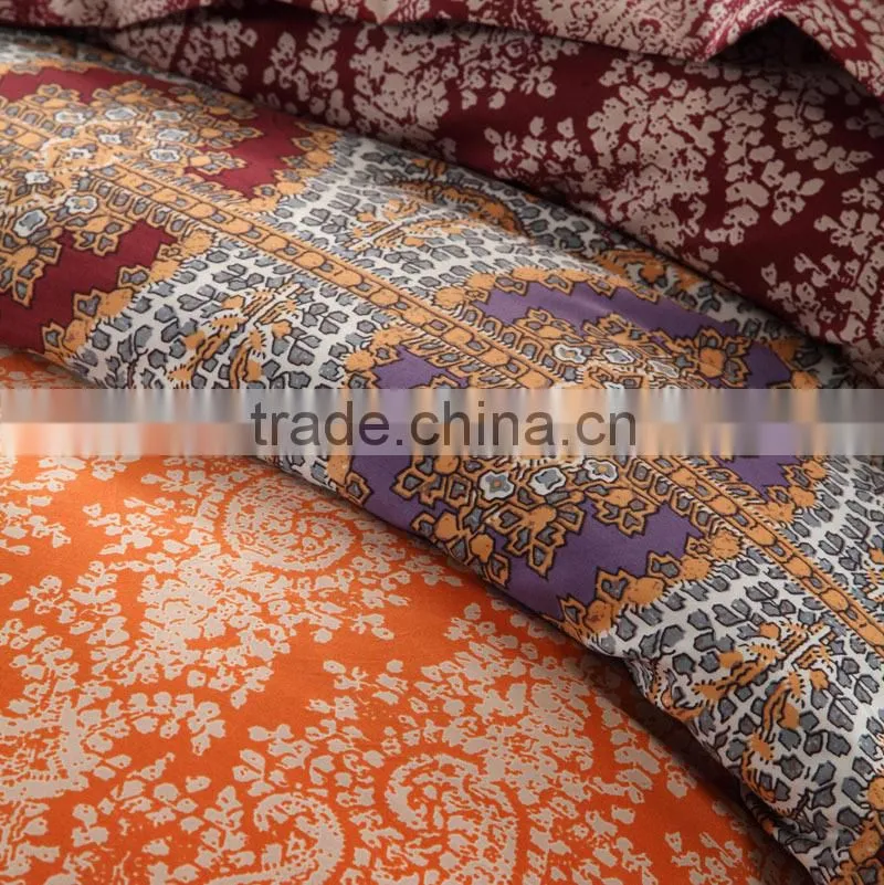 Luxury arabian royal wedding bedding cotton satin jacquard bridal bedding set for teenagers
