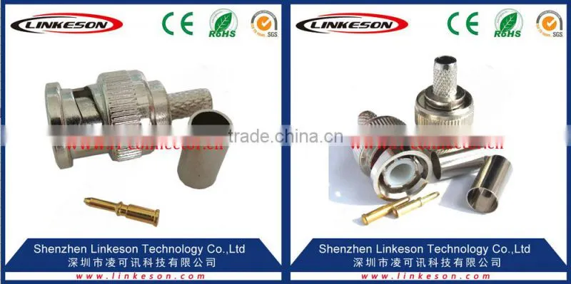 Right angle BNC male connector for RG58 rg316 rg174