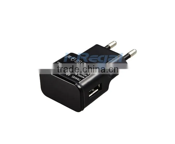 High efficiency portable EU plug pin usb wall charger made in China