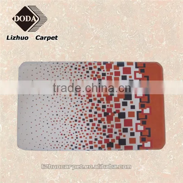Cheap Newest Cheap Decorative painting non slip modern toilet bath mat set
