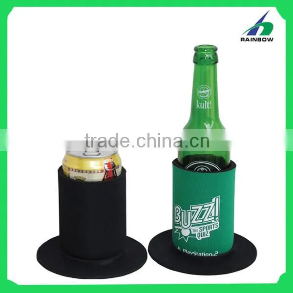 Foldable neoprene stubby can cooler