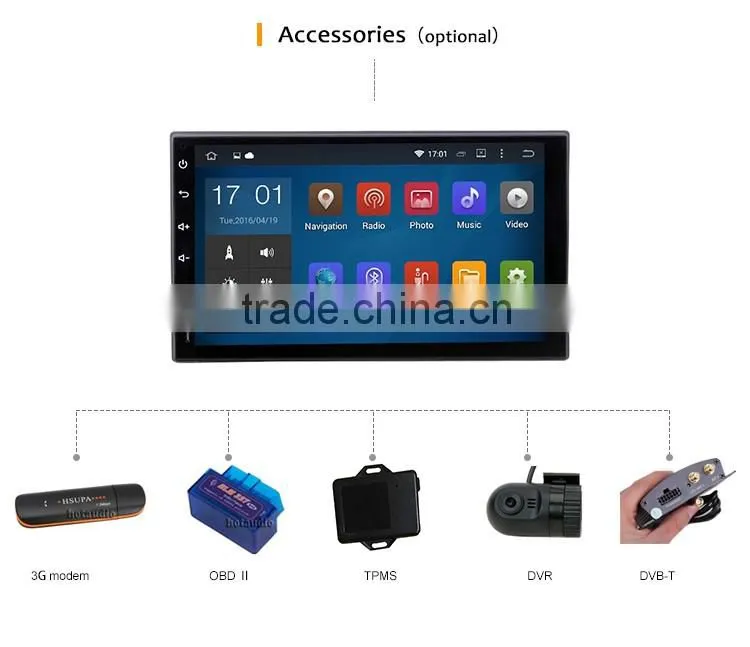 Super Hardware Performance Android 4.4.4 rmvb mkv car GPS radio dvd player