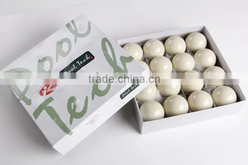 16 pcs black eight pool billiard cue ball 57.2mm (2-1/4").