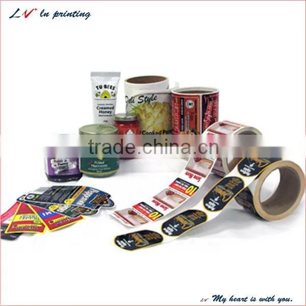 custom self adhesive label sticker