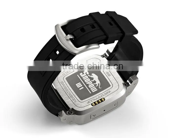 SNOPOW W1 Smartwatch Latest Wrist Watch Mobile Phone With MTK6260A 128MB RAM 64MB ROM 2MP Camera IP68 Waterproof Smartwatch