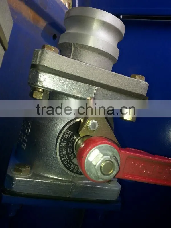 Aluminum square flange type ball valve