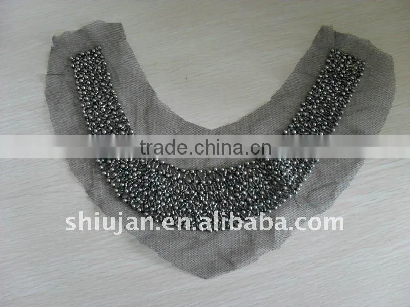 Beaded neck garment accessory