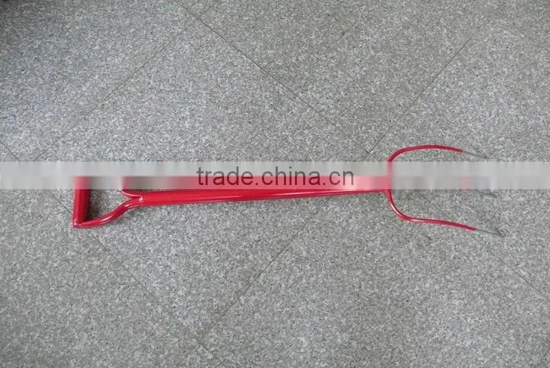 3 Prong Forged Garden Metal Handle Y Grip F103MY
