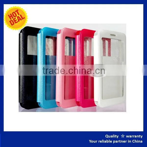 2016 New Mobile Accessories Visible Front window Cell phone case for Blu leather case