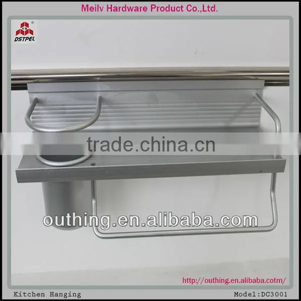 MODERN AlUMINUM ALLOY CHAMPAGNE KITCHEN CABINETS SPICE RACKS / KITCHEN HANGING RACK DC3001