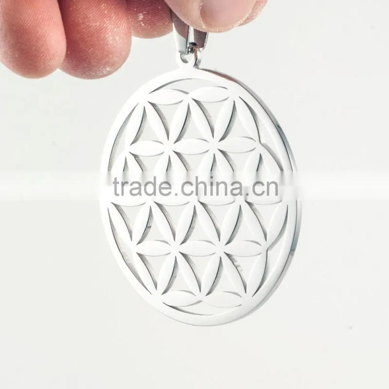 Custom Size Stainless Steel Chakra Jewelry Pendant for Sale