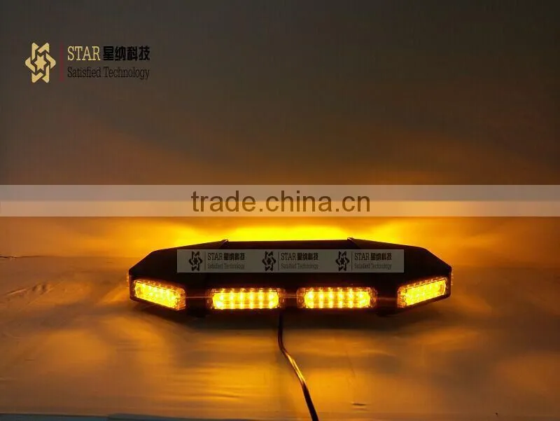 Police car vehicle mini amber emergency led warning lightbarTBD-A352