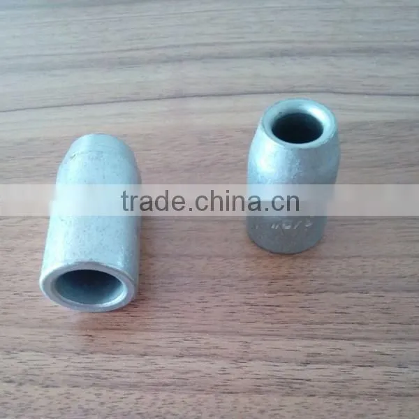 Galvanized wie rope sockets for rigging, wire spring
