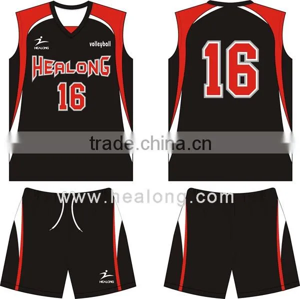 custom sleeveless plain volleyball jersey